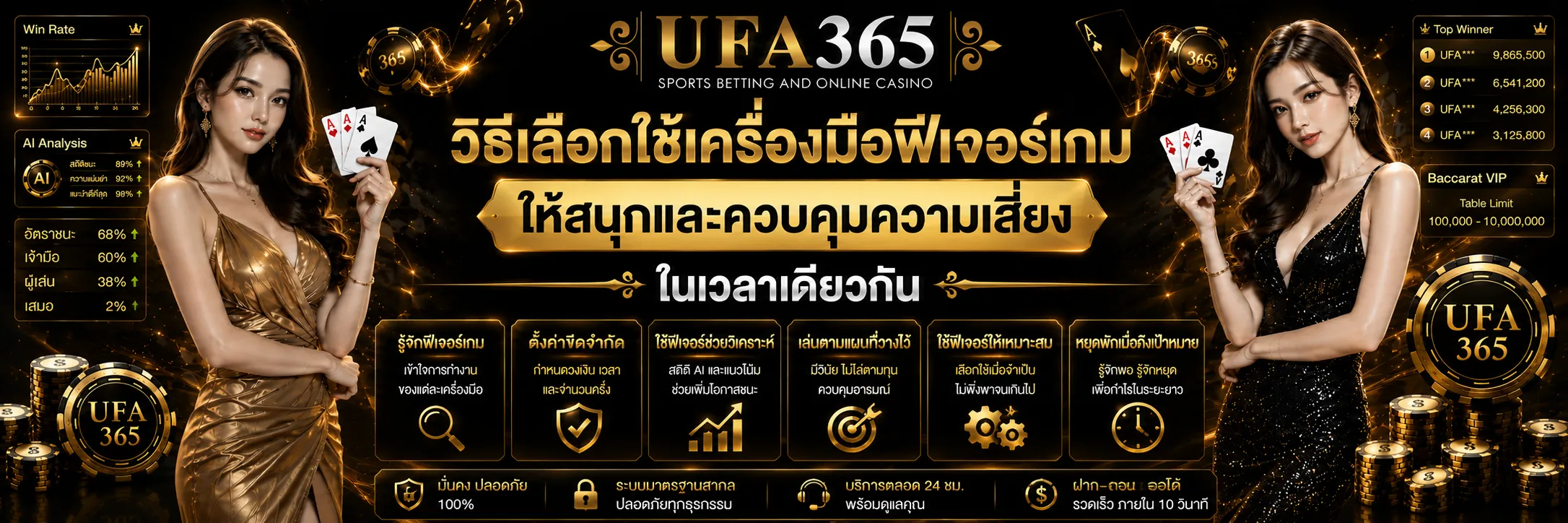 เล่นบาคาร่าอย่างปลอดภัย UFA365