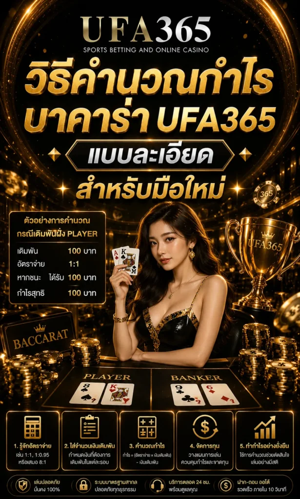 คำนวณกำไรบาคาร่า UFA365