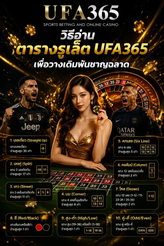 ตารางรูเล็ต UFA365